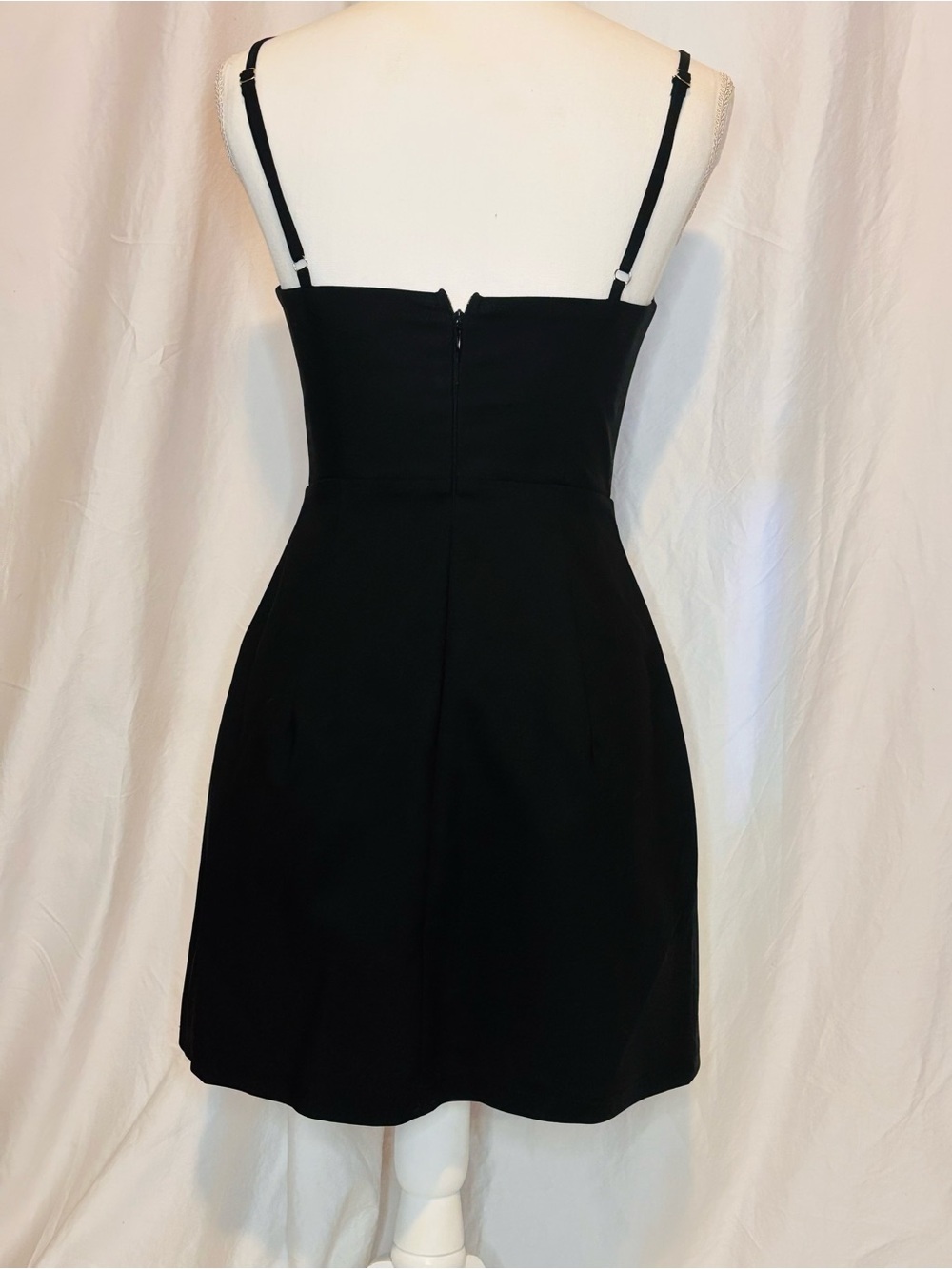 Princess Polly Novella Mini Dress Black - Picture 2 of 3